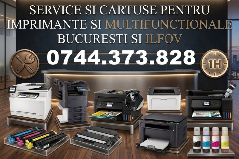 Reparatii imprimante copiatoare Bucuresti Ilfov. Service Rapid Sector 1